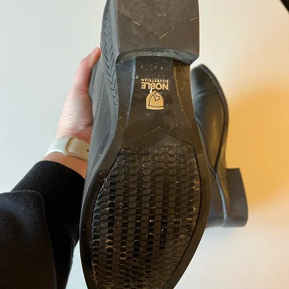 Noble Equestrian Black Riding Shoes - Picture 12 of 12